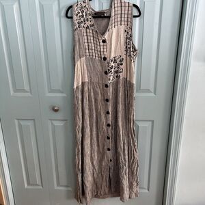 ✨ Vintage patchwork maxi dress✨